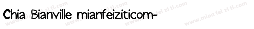 Chia Bianville mianfeiziticom字体转换